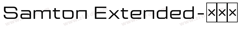 Samton Extended字体转换